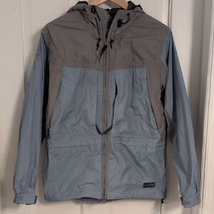 REI Women's Light Blue and Gray Windbreaker
